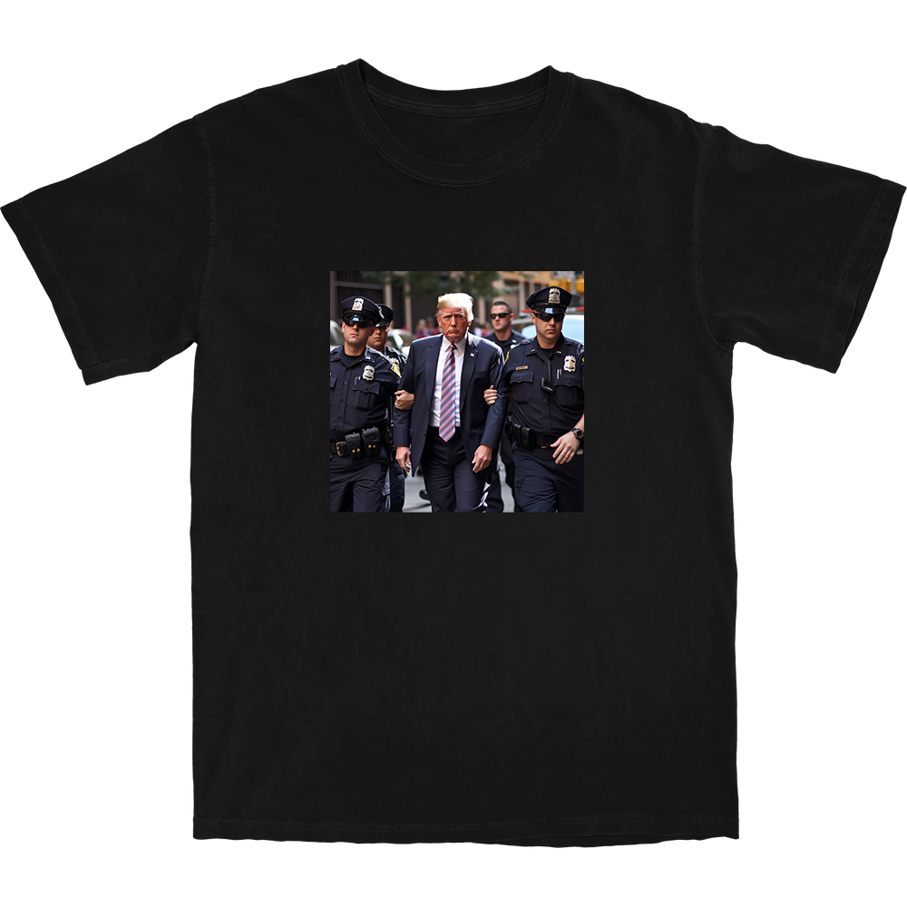 Donald Trump Walking Arrested T Shirt