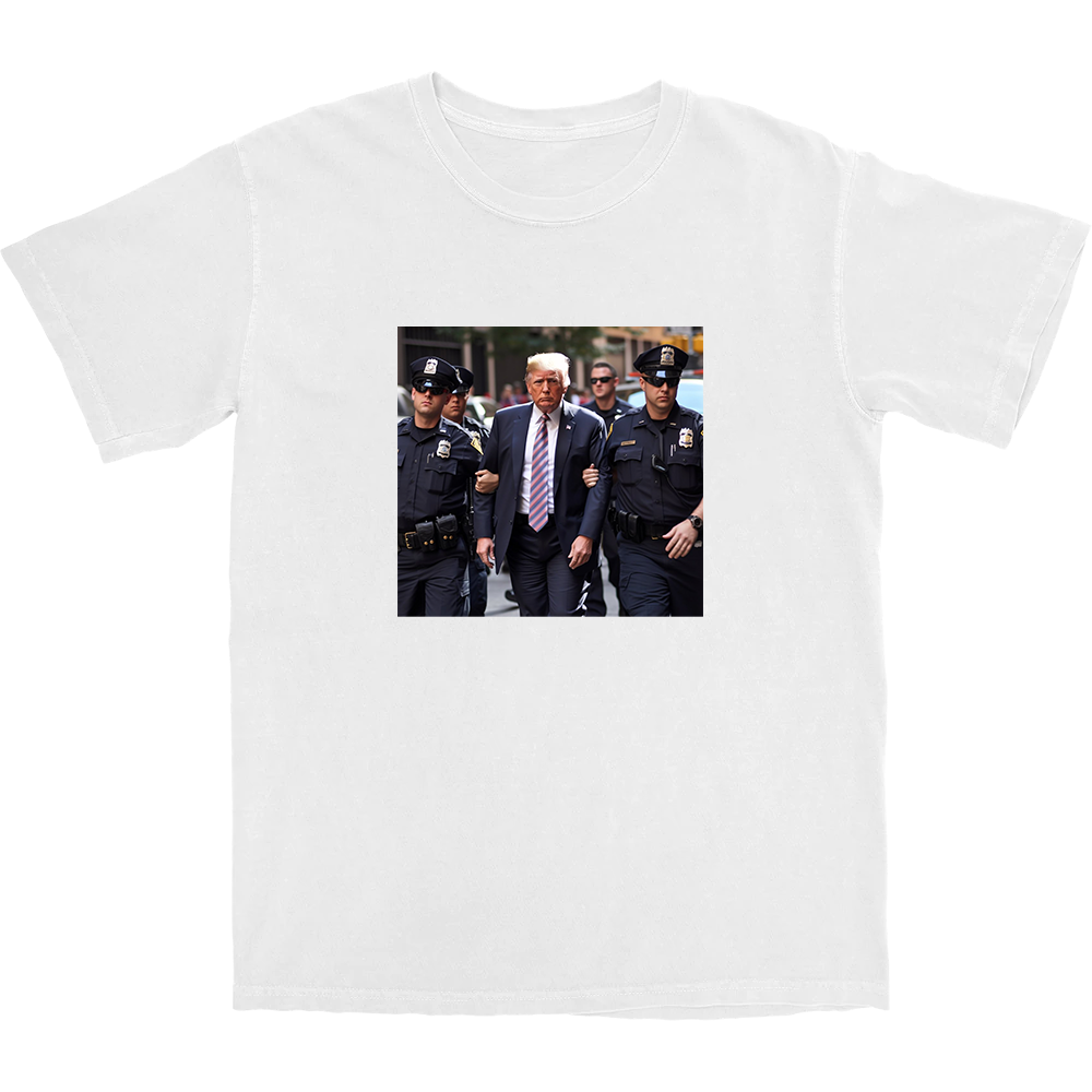 Donald Trump Walking Arrested T Shirt