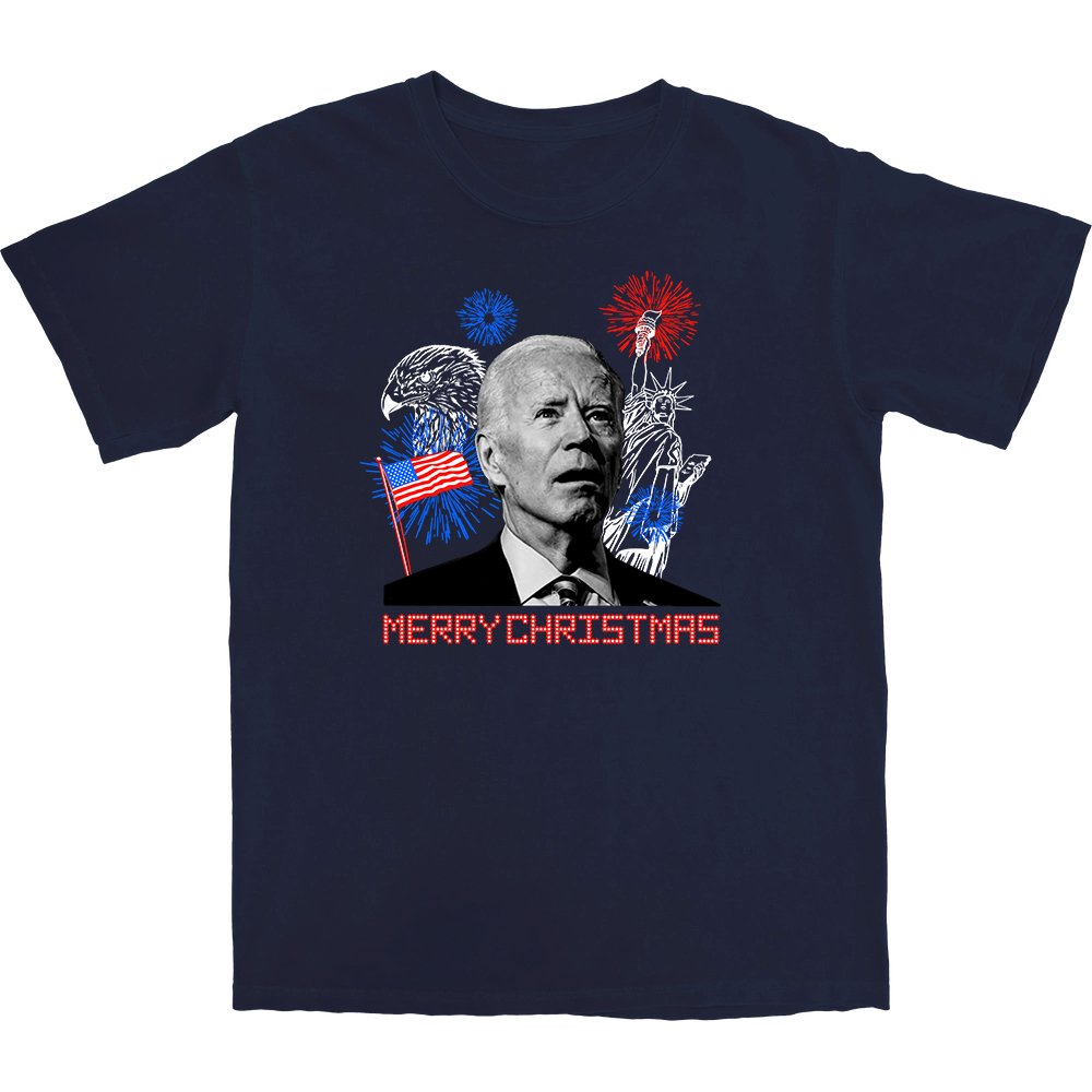 Biden Christmas in July T Shirt - Shitheadsteve
