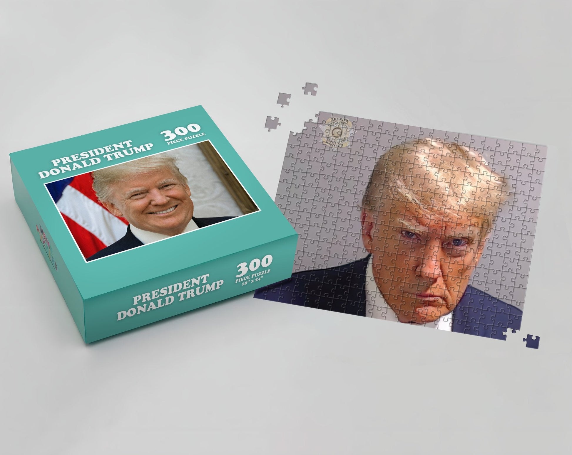 Trump Mugshot Puzzle - Shitheadsteve