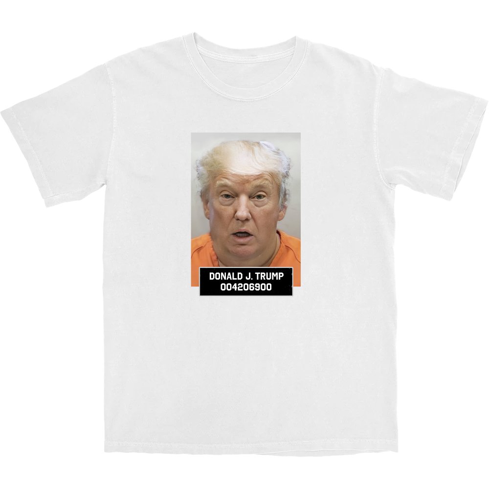 Trump Mugshot T Shirt - Shitheadsteve